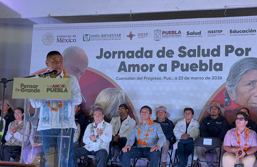 Encabeza Oscar Paula jornada histórica de salud en Cuetzalan