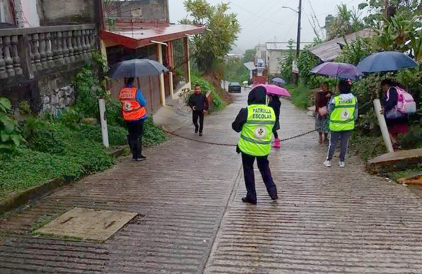 Arranca primera Patrulla Escolar en Cuetzalan -4