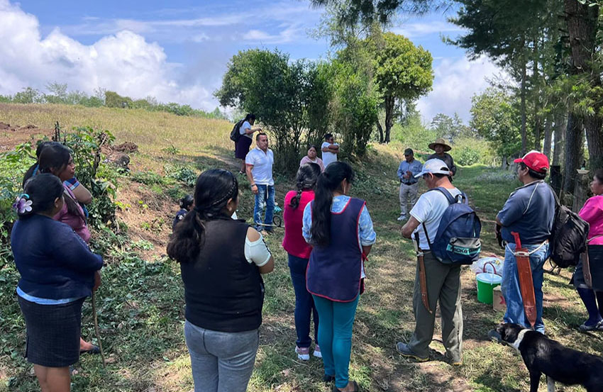 Comunidades de Hueyapan mantienen limpios sus caminos-1