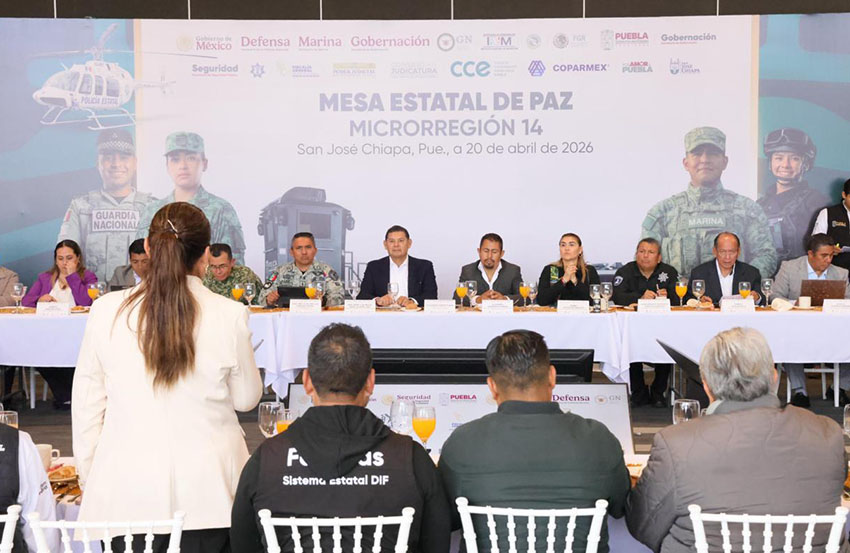 En coordinación, órdenes de Gobierno y Fuerzas Armadas fortalecen seguridad en Microrregión 14-3