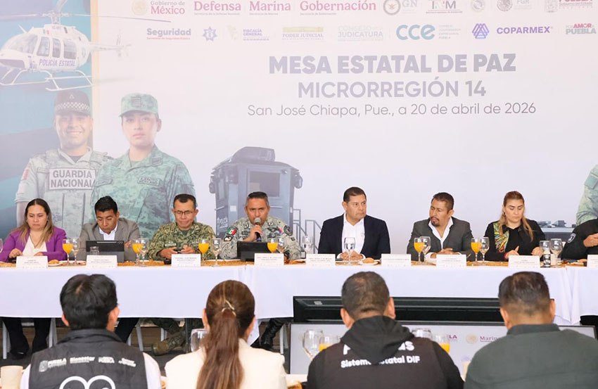 En coordinación, órdenes de Gobierno y Fuerzas Armadas fortalecen seguridad en Microrregión 14