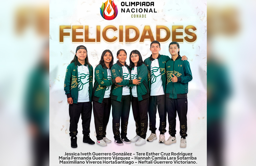 Jóvenes van a la Olimpiada Nacional CONADE