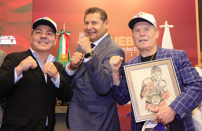 Julio César Chávez y Jorge Travieso Arce en Puebla, encabezarán pelea con causa-1