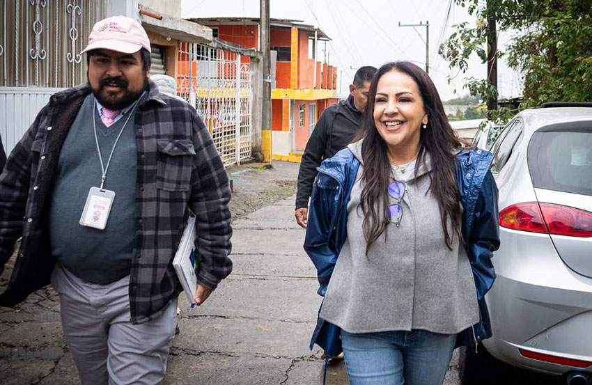 Karla Martínez realizó supervisión de obras en el municipio-3