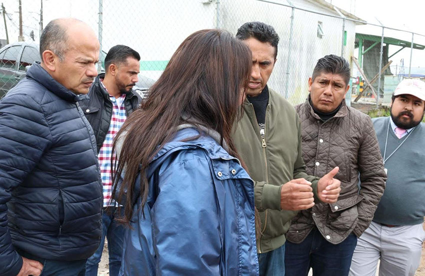 Karla Martínez realizó supervisión de obras en el municipio-9