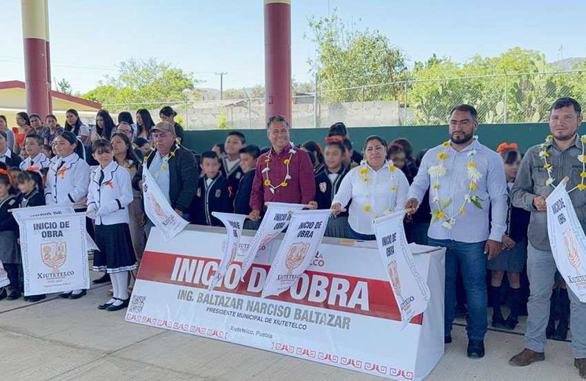 Más infraestructura educativa para Xiutetelco