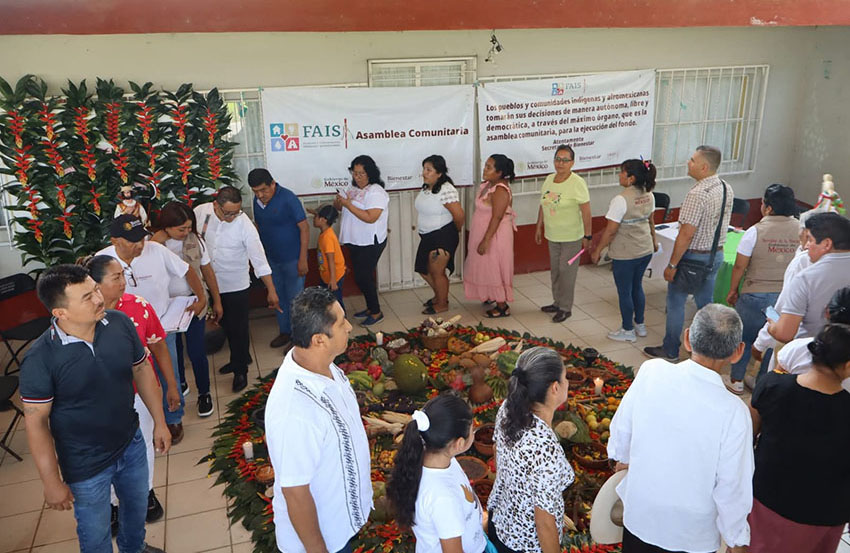 Tenampulco liderea asambleas comunitarias del programa FAISPIAM