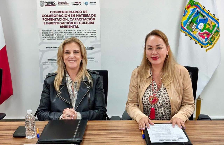 Marilyn Ballesteros firma convenios para fortalecer la educación ambiental