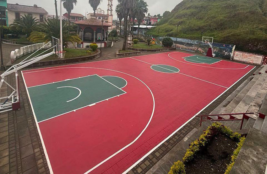 Rehabilitan cancha en Xiutetelco -4
