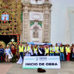 Inicia Juan Toral trabajos en techo de la iglesia de San Mateo