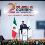 En su Segundo Informe de Gobierno de Hueytamalco destaca Iván Luna obras, seguridad y educación